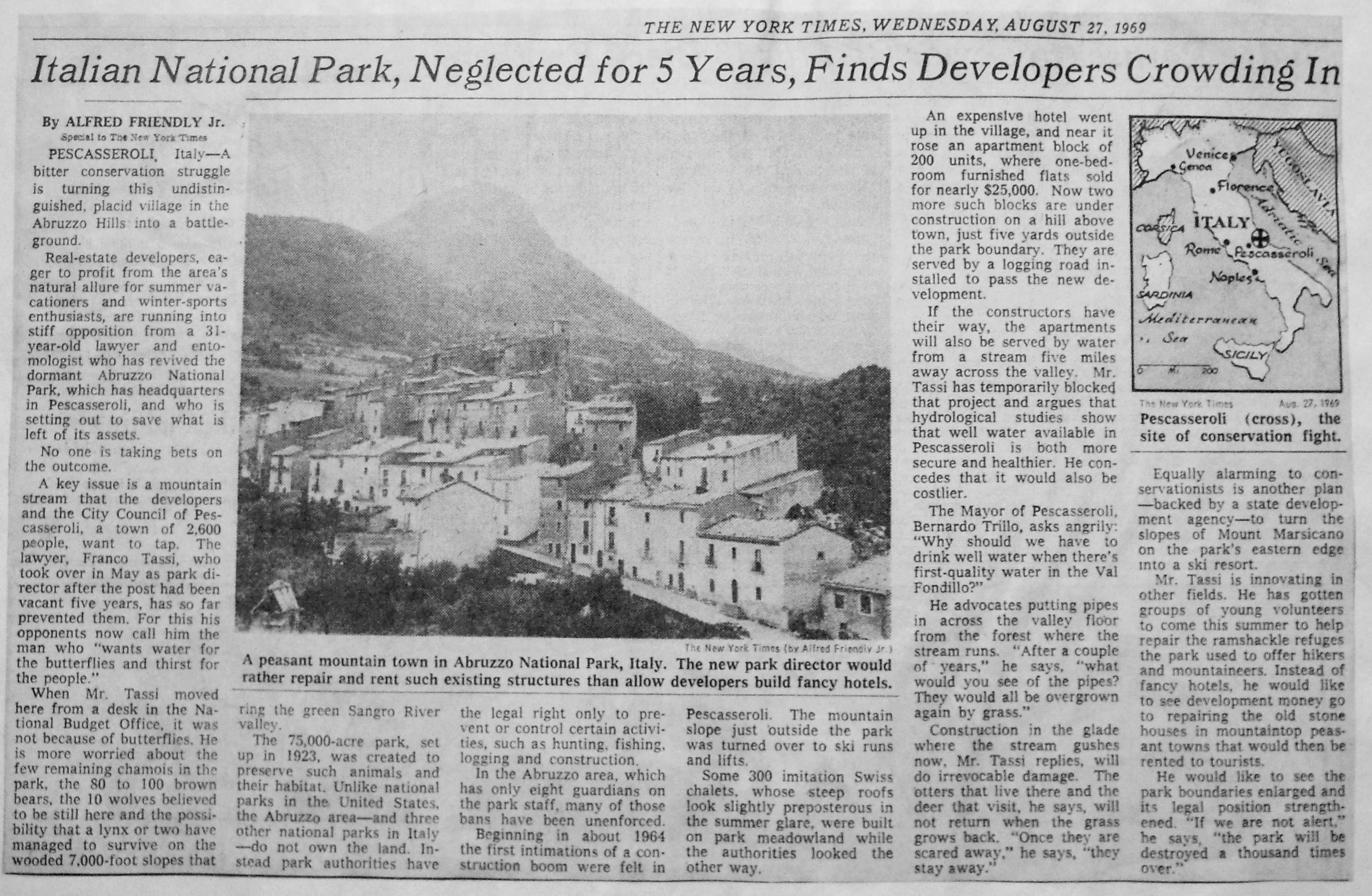 1969.08.27. Nyt. Sulla nuova gestione del Pna PLUS